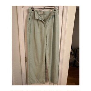 Abercrombie Light Green Linen Pants